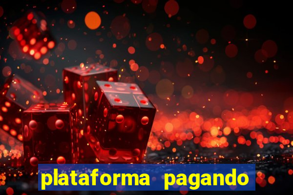 plataforma pagando no cadastro